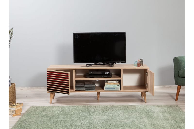 TV-Bänk Gillberga 140 cm - Brun - TV bänk & mediabänk