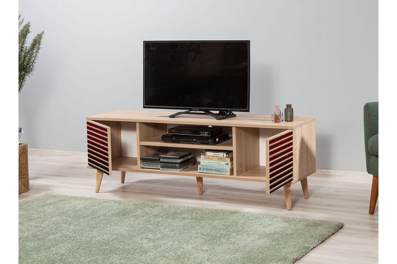 TV-Bänk Gillberga 140 cm - Brun - Möbler - TV- & Mediamöbler - TV bänk & mediabänk