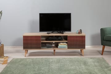 TV-Bänk Gillberga 140 cm - Brun - Möbler - TV- & Mediamöbler - TV bänk & mediabänk