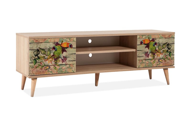 TV-Bänk Gillberga 140 cm - Brun - Möbler - TV- & Mediamöbler - TV bänk & mediabänk