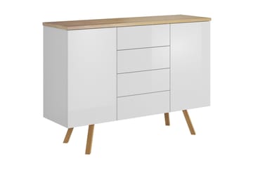 TV-bänk Gorder 115 cm - Vit - Möbler - TV- & Mediamöbler - TV bänk & mediabänk
