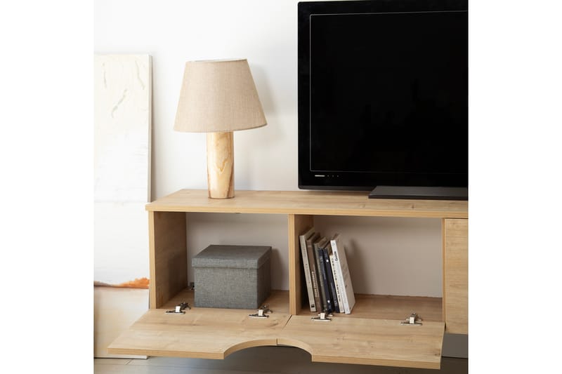 Tv-bänk Grotte 180 cm - Ek - Möbler - TV- & Mediamöbler - TV bänk & mediabänk