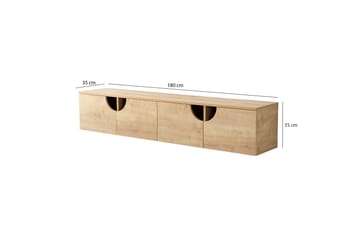 Tv-bänk Grotte 180 cm - Ek - Möbler - TV- & Mediamöbler - TV bänk & mediabänk