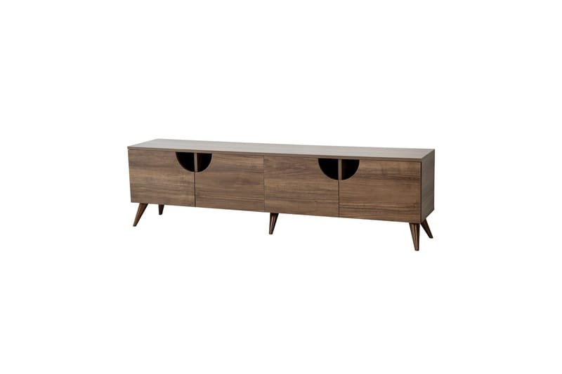 Tv-bänk Grotte 180 cm - Valnöt - Möbler - TV- & Mediamöbler - TV bänk & mediabänk