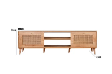 Tv-bänk Hazeran 180 cm - Ek - Möbler - TV- & Mediamöbler - TV bänk & mediabänk