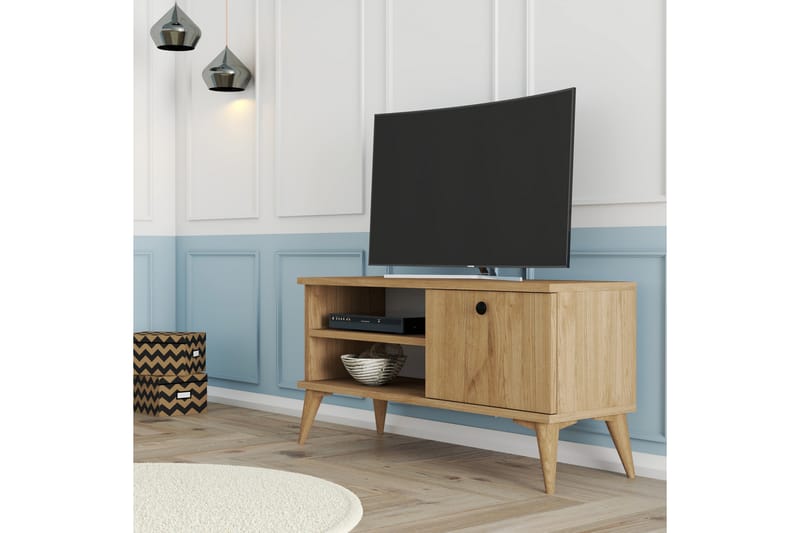 Tv-bänk Herston 90 cm - Natur - Möbler - TV- & Mediamöbler - TV bänk & mediabänk