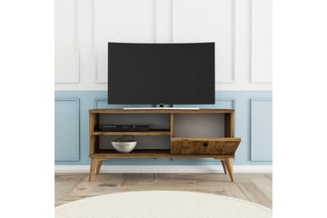 Tv-bänk Herston 90 cm - Valnöt - Möbler - TV- & Mediamöbler - TV bänk & mediabänk