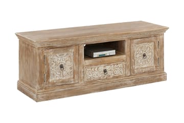 TV-bänk Hiran 135 cm - Brun - Möbler - TV- & Mediamöbler - TV bänk & mediabänk