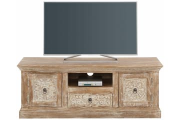 TV-bänk Hiran 135 cm - Brun - Möbler - TV- & Mediamöbler - TV bänk & mediabänk