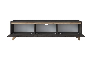 TV-Bänk Horveryd 180 cm - Svart|Brun - Möbler - TV- & Mediamöbler - TV bänk & mediabänk
