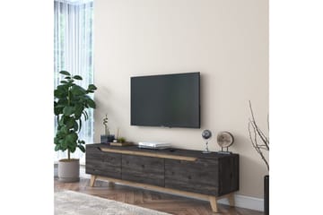 TV-Bänk Horveryd 180 cm - Svart|Brun - Möbler - TV- & Mediamöbler - TV bänk & mediabänk