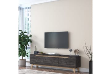 TV-Bänk Horveryd 180 cm - Svart|Brun - Möbler - TV- & Mediamöbler - TV bänk & mediabänk