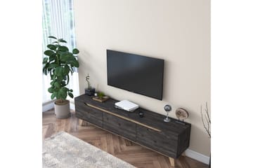 TV-Bänk Horveryd 180 cm - Svart|Brun - Möbler - TV- & Mediamöbler - TV bänk & mediabänk