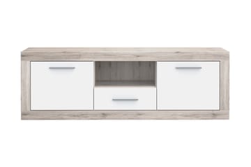 TV-Bänk Humberson 148 cm - Brun|Vit - Möbler - TV- & Mediamöbler - TV bänk & mediabänk