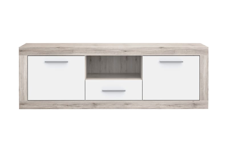 TV-Bänk Humberson 148 cm - Brun|Vit - Möbler - TV- & Mediamöbler - TV bänk & mediabänk