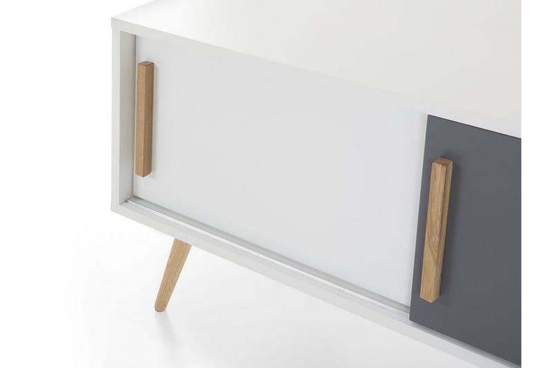 Tv-Bänk Indiana 40x160 cm - Vit - Möbler - TV- & Mediamöbler - TV bänk & mediabänk