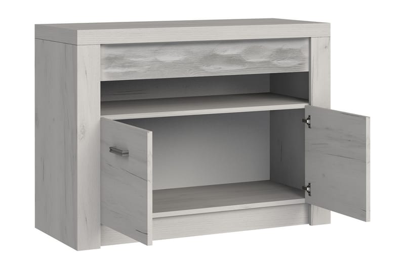 TV-bänk Indianapolis 96x42x73 cm - Vit - Möbler - TV- & Mediamöbler - TV bänk & mediabänk