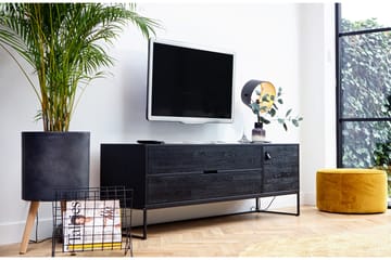 TV-bänk Iria 180 cm - Svart Ek - Möbler - TV- & Mediamöbler - TV bänk & mediabänk