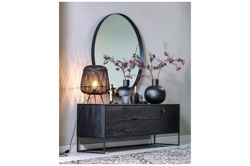 TV-bänk Iria 180 cm - Svart Ek - Möbler - TV- & Mediamöbler - TV bänk & mediabänk