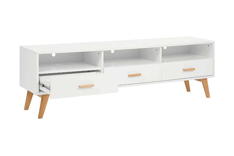 TV-bänk Jarreras 180 cm - Vit - Möbler - TV- & Mediamöbler - TV bänk & mediabänk