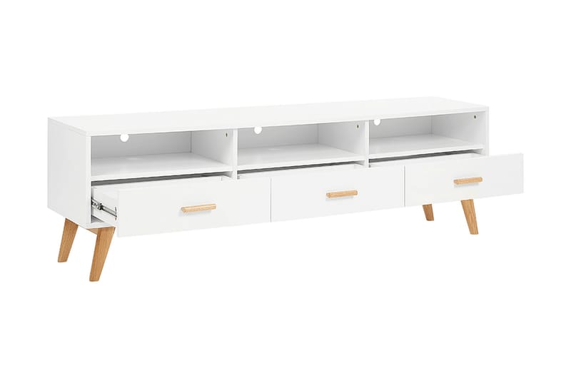 TV-bänk Jarreras 180 cm - Vit - Möbler - TV- & Mediamöbler - TV bänk & mediabänk