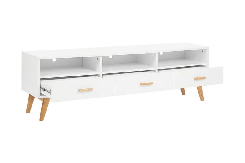 TV-bänk Jarreras 180 cm - Vit - Möbler - TV- & Mediamöbler - TV bänk & mediabänk