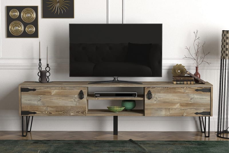 Tv-bänk Jospeh 180 cm - Beige - TV bänk & mediabänk