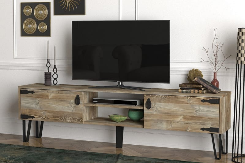 Tv-bänk Jospeh 180 cm - Beige - TV bänk & mediabänk