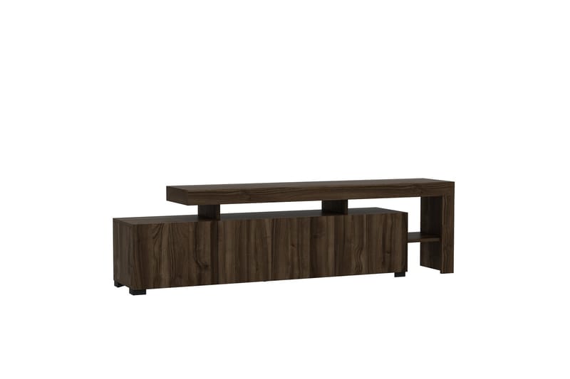 Tv-bänk Jurukovo 192x37 cm Brun - Hanah Home - Möbler - TV- & Mediamöbler - TV bänk & mediabänk