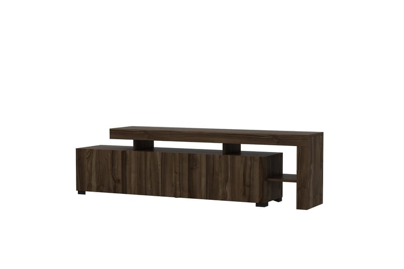 Tv-bänk Jurukovo 192x37 cm Brun - Hanah Home - Möbler - TV- & Mediamöbler - TV bänk & mediabänk