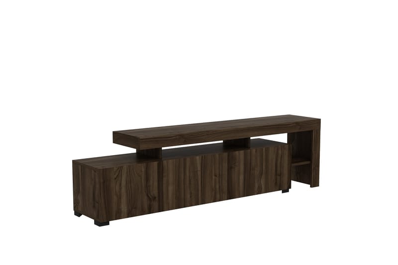 Tv-bänk Jurukovo 192x37 cm Brun - Hanah Home - Möbler - TV- & Mediamöbler - TV bänk & mediabänk
