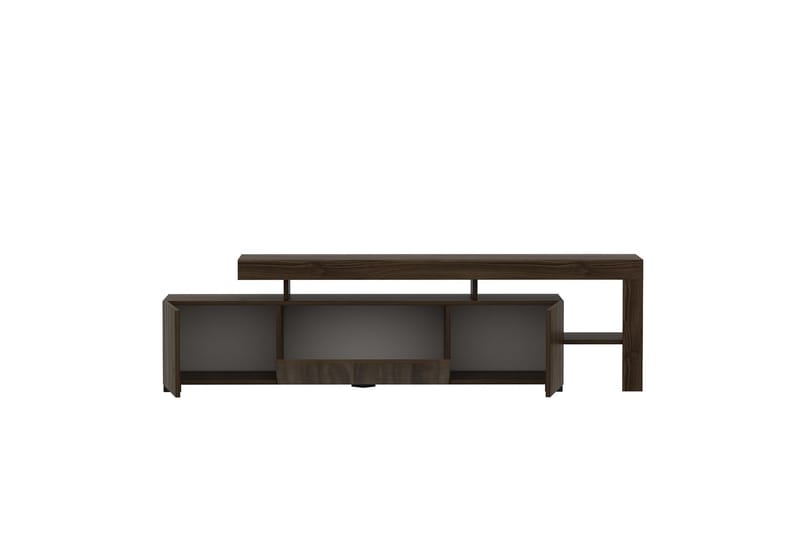 Tv-bänk Jurukovo 192x37 cm Brun - Hanah Home - Möbler - TV- & Mediamöbler - TV bänk & mediabänk