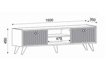 Tv-bänk Katryna 150 cm - Ljus Natur - Möbler - TV- & Mediamöbler - TV bänk & mediabänk