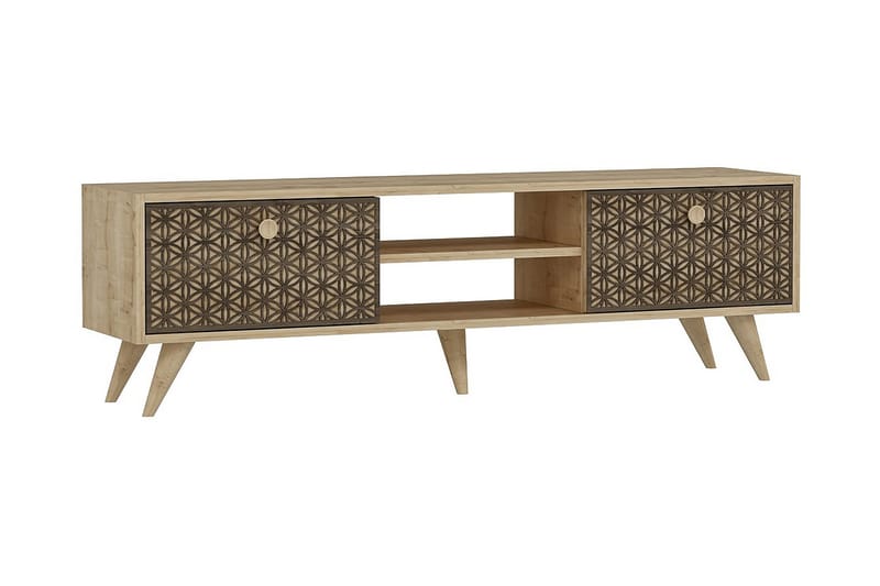 Tv-bänk Katryna 150 cm - Ljus Natur - Möbler - TV- & Mediamöbler - TV bänk & mediabänk