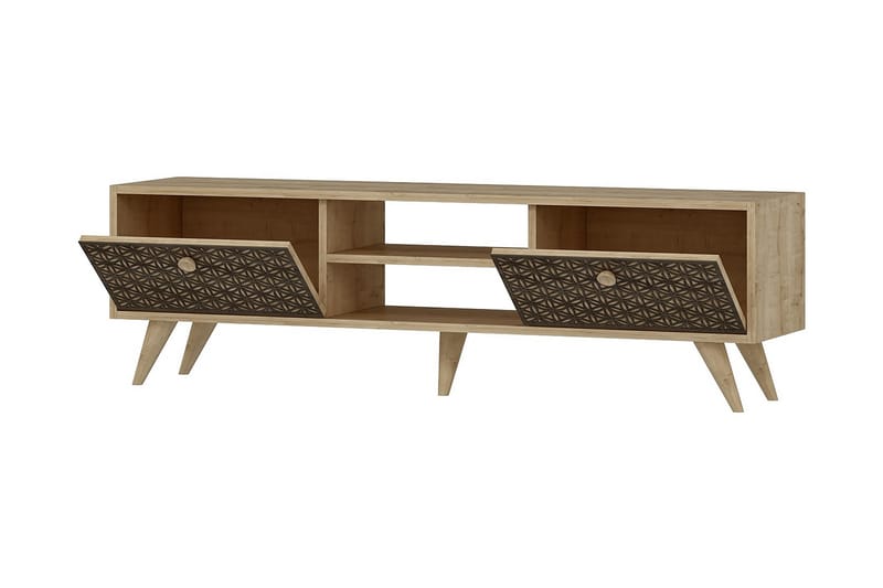 Tv-bänk Katryna 150 cm - Ljus Natur - Möbler - TV- & Mediamöbler - TV bänk & mediabänk