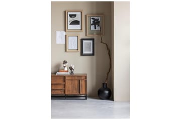 Tv-bänk Khabra 140 cm - Mangoträ/Beige - Möbler - TV- & Mediamöbler - TV bänk & mediabänk