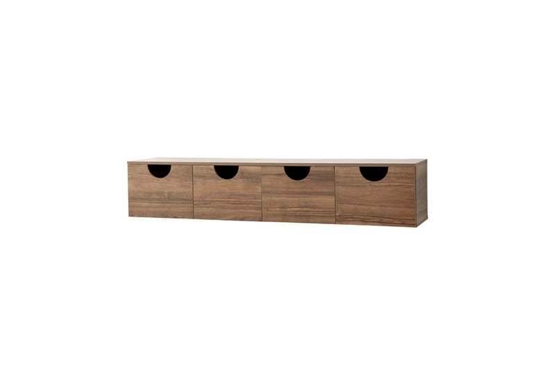 Tv-bänk Khalidur 180 cm - Valnöt - Möbler - TV- & Mediamöbler - TV bänk & mediabänk
