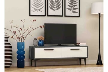 Tv-bänk Kockenhen 120 cm - Antracit/Vit - Möbler - TV- & Mediamöbler - TV bänk & mediabänk