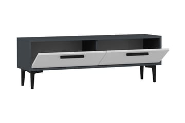 Tv-bänk Kockenhen 120 cm - Antracit/Vit - Möbler - TV- & Mediamöbler - TV bänk & mediabänk