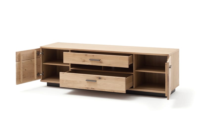 TV-Bänk Lamfers 180 cm - Ek|Antracit - Möbler - TV- & Mediamöbler - TV bänk & mediabänk