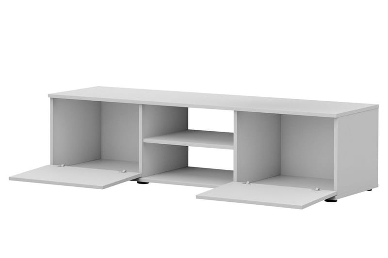 TV-bänk Laneberg 140 cm - Ek/Svart - TV bänk & mediabänk