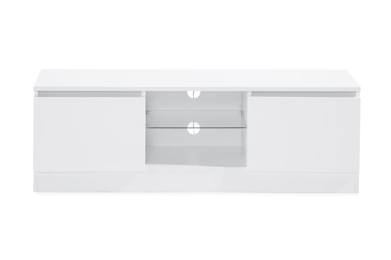 Tv-Bänk Laritstorp 120 cm LED-Belysning - Vit - Möbler - TV- & Mediamöbler - TV bänk & mediabänk