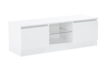 Tv-Bänk Laritstorp 120 cm LED-Belysning - Vit - Möbler - TV- & Mediamöbler - TV bänk & mediabänk
