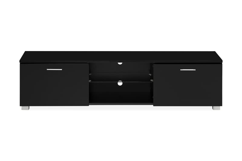 Tv-Bänk Laritstorp 140 cm LED-Belysning - Svart - Möbler - TV- & Mediamöbler - TV bänk & mediabänk