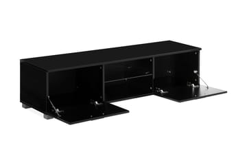 Tv-Bänk Laritstorp 140 cm LED-Belysning - Svart - Möbler - TV- & Mediamöbler - TV bänk & mediabänk
