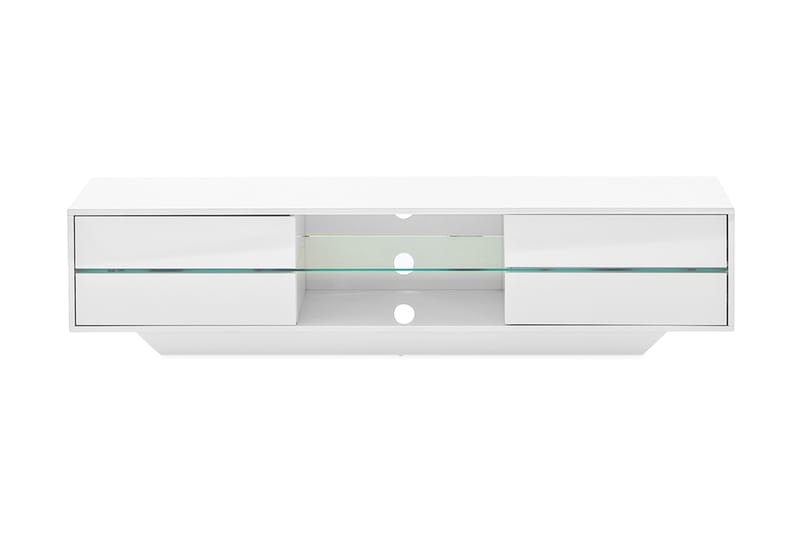 Tv-Bänk Laritstorp 160 cm LED-Belysning - Vit - Möbler - TV- & Mediamöbler - TV bänk & mediabänk