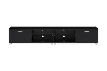 Tv-Bänk Laritstorp 200 cm LED-Belysning - Svart - Möbler - TV- & Mediamöbler - TV bänk & mediabänk