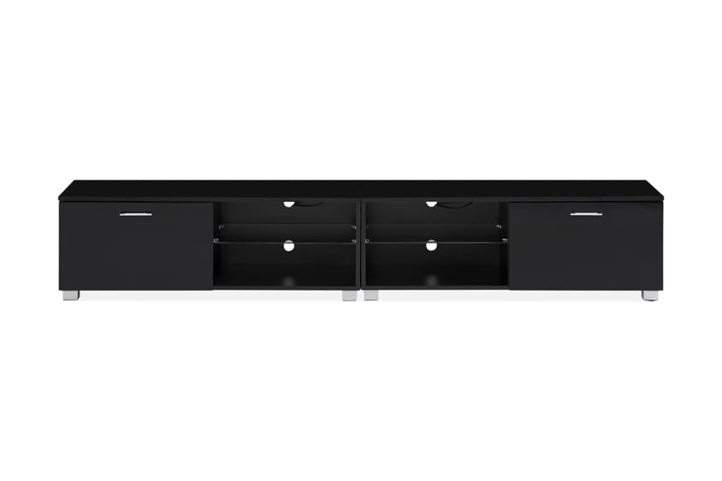 Tv-Bänk Laritstorp 200 cm LED-Belysning - Svart - Möbler - TV- & Mediamöbler - TV bänk & mediabänk
