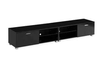 Tv-Bänk Laritstorp 200 cm LED-Belysning - Svart - Möbler - TV- & Mediamöbler - TV bänk & mediabänk