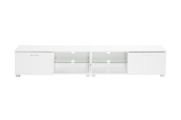 Tv-Bänk Laritstorp 200 cm LED-Belysning - Vit - Möbler - TV- & Mediamöbler - TV bänk & mediabänk